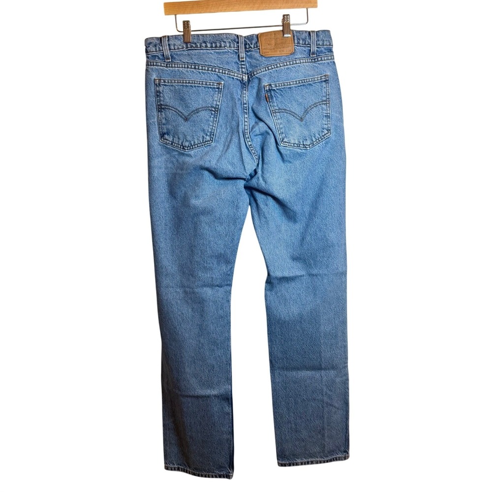 Vintage Levis 505 Orange Tab Jeans Mens 36x34 Blue Regular Fit Straight Leg 1997 - Picture 9 of 9